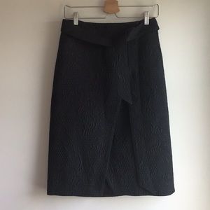 Ted Baker London Jacquard Black Pencil Skirt